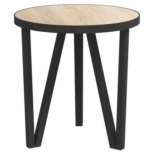 Sidebord Ø35 cm MDF sonoma-eg