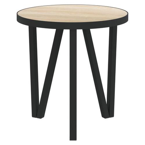 Sidebord Ø35 cm MDF sonoma-eg