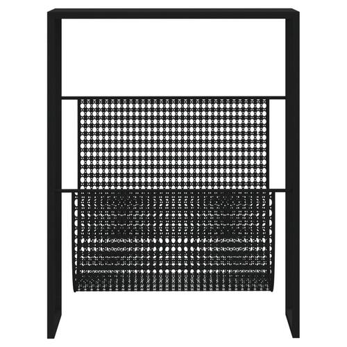 Magasinholder 35x15x45 cm stål sort