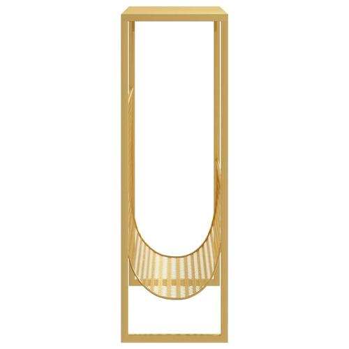 Magasinholder 35x15x45 cm stål guldfarvet