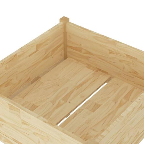 Plantekasse 70x70x70 cm massivt fyrretræ