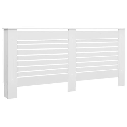 Radiatorskjulere 2 stk. 172 x 19 x 81,5 cm MDF hvid