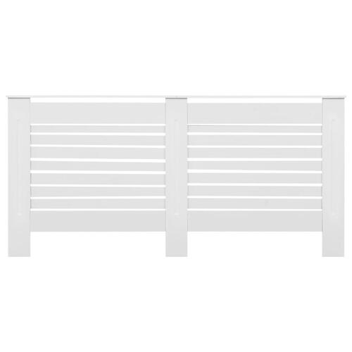 Radiatorskjulere 2 stk. 172 x 19 x 81,5 cm MDF hvid