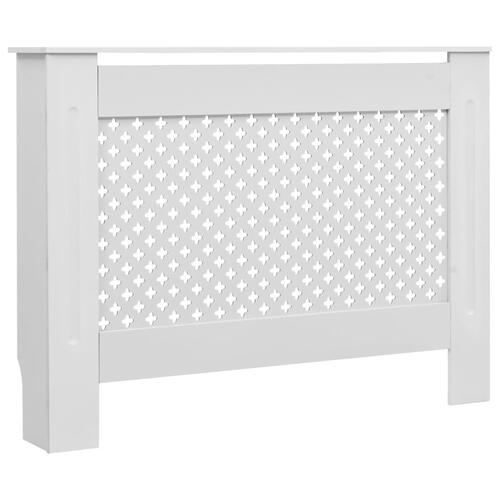 Radiatorskjulere 2 stk. 112 x 19 x 81,5 cm MDF hvid