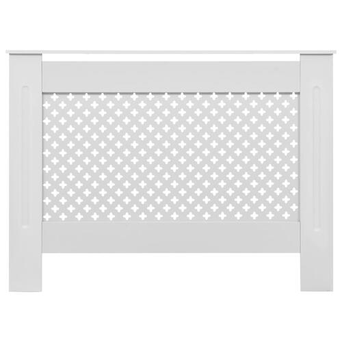 Radiatorskjulere 2 stk. 112 x 19 x 81,5 cm MDF hvid