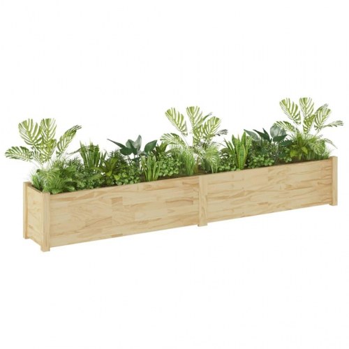 Plantekasser 2 stk. 200x31x31 cm massivt fyrretræ