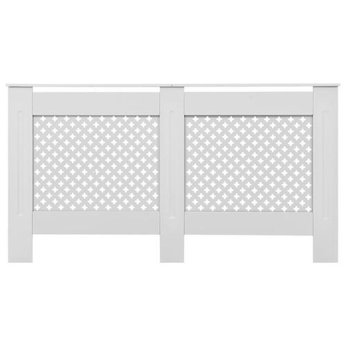 Radiatorskjulere 2 stk. 152 x 19 x 81,5 cm MDF hvid