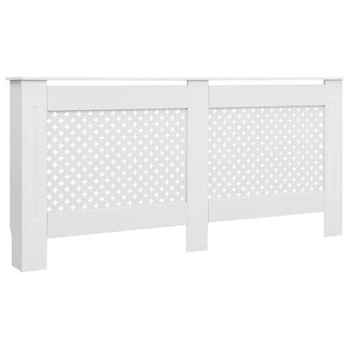 Radiatorskjulere 2 stk. 172 x 19 x 81,5 cm MDF hvid