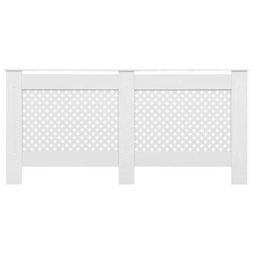Radiatorskjulere 2 stk. 172 x 19 x 81,5 cm MDF hvid