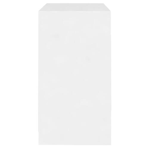 Skænk 70x41x75 cm konstrueret træ hvid