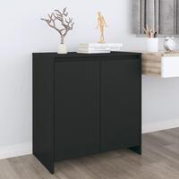 Skænk 70x41x75 cm konstrueret træ sort