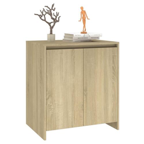 Skænk 70x41x75 cm konstrueret træ sonoma-eg