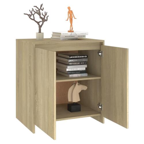 Skænk 70x41x75 cm konstrueret træ sonoma-eg