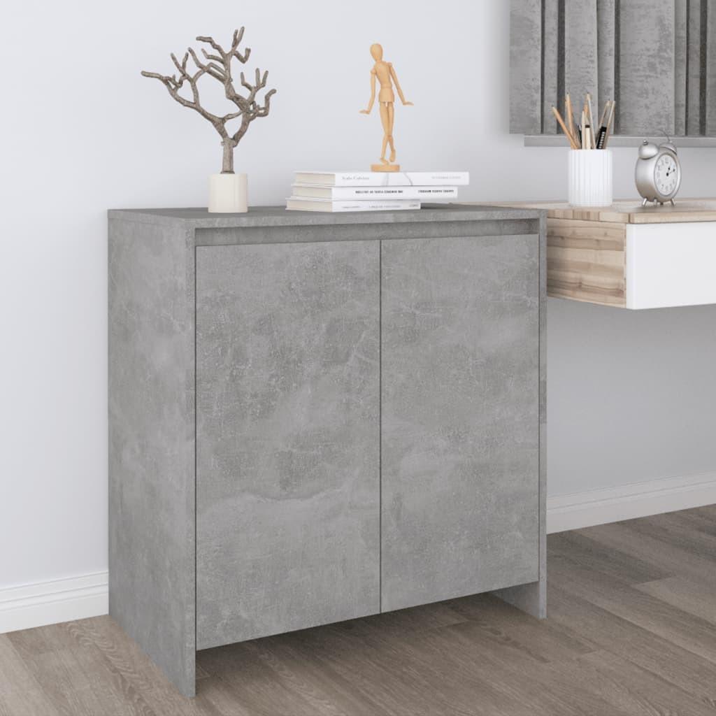 Skænk 70x41x75 cm konstrueret træ betongrå