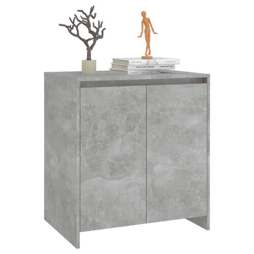 Skænk 70x41x75 cm konstrueret træ betongrå