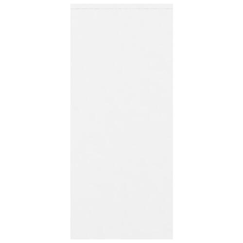 Skænk 102x33x75 cm konstrueret træ hvid