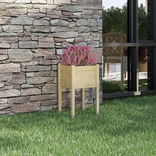 Plantekasse 40x40x70 cm massivt fyrretræ