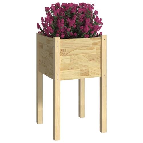 Plantekasse 40x40x70 cm massivt fyrretræ