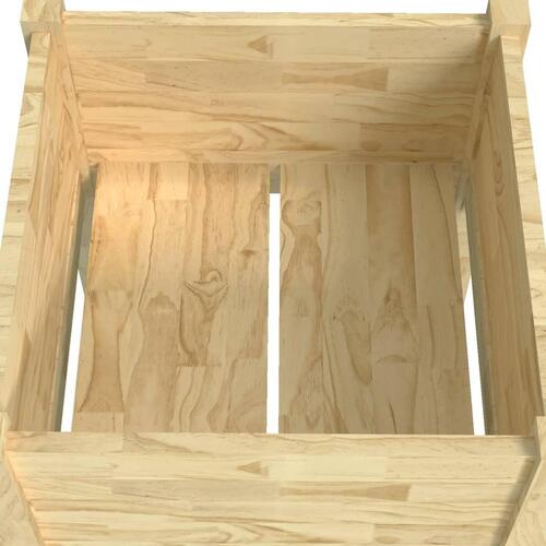Plantekasse 40x40x70 cm massivt fyrretræ