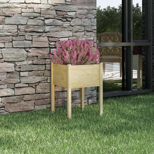Plantekasse 50x50x70 cm massivt fyrretræ