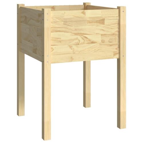 Plantekasse 50x50x70 cm massivt fyrretræ