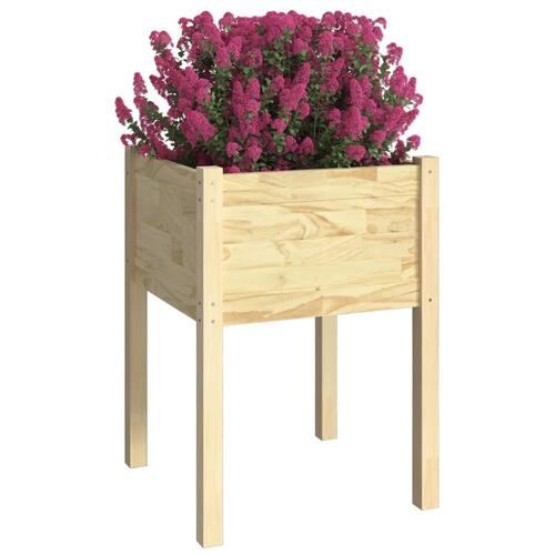 Plantekasse 50x50x70 cm massivt fyrretræ