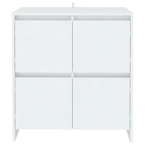 Skænke 2 stk. 70x41x75 cm konstrueret træ hvid