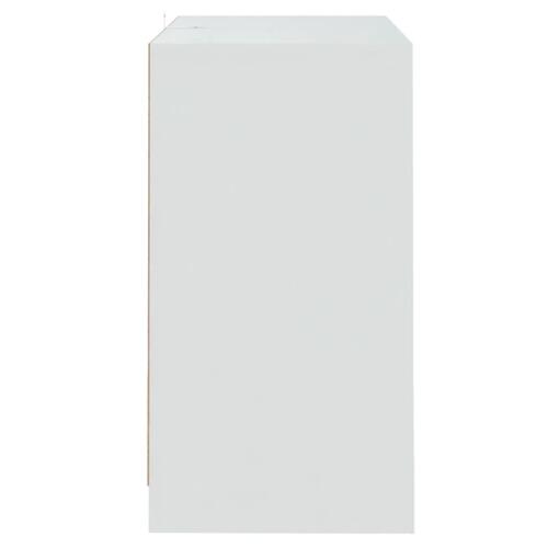 Skænke 2 stk. 70x41x75 cm konstrueret træ hvid