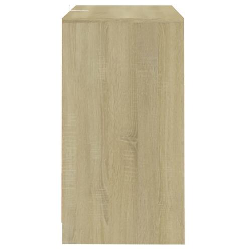 Skænke 2 stk. 70x41x75 cm konstrueret træ sonoma-eg