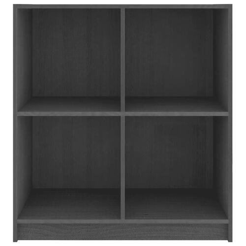 Skænk 70x33x76 cm massivt fyrretræ grå