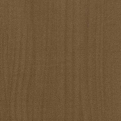 Skænk 70x33x76 cm massivt fyrretræ gyldenbrun