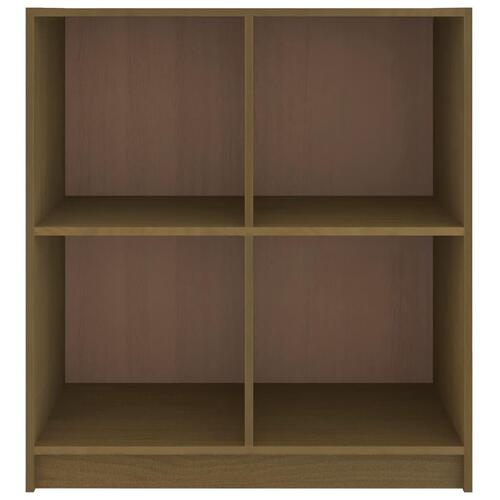 Skænk 70x33x76 cm massivt fyrretræ gyldenbrun