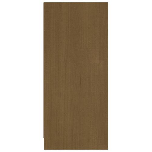 Skænk 70x33x76 cm massivt fyrretræ gyldenbrun