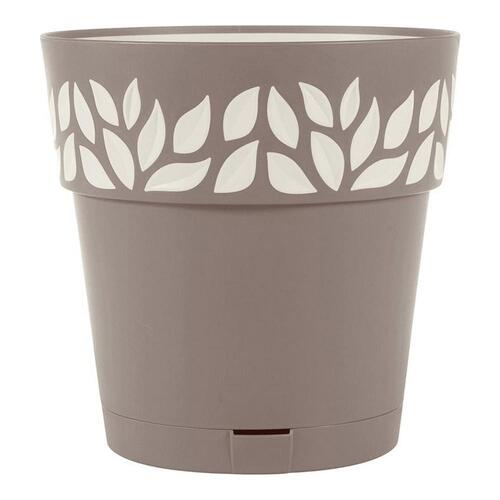 Selvvandende pot Stefanplast 3920111 Brun Beige Plastik 19 x 19 x 19 cm