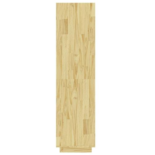 Bogreol/rumdeler 60x35x135 cm massivt fyrretræ