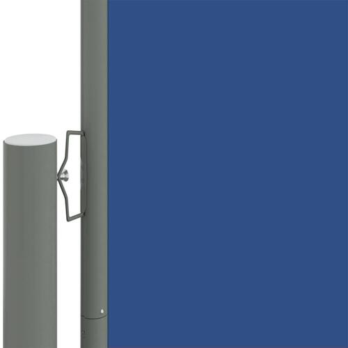 Sammenrullelig sidemarkise 200x600 cm blå
