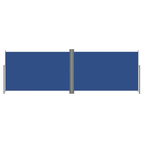 Sammenrullelig sidemarkise 220 × 600 cm - blå