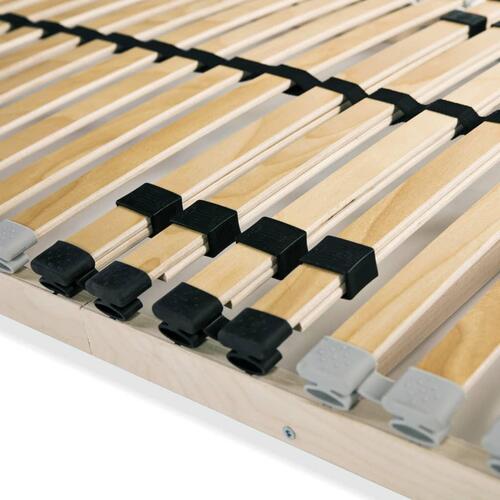 Lamelbunde til seng 2 stk. 28 lameller 7 zoner 70 x 200 cm