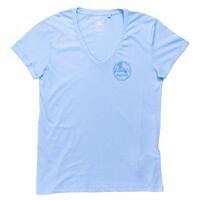 Kortærmet T-shirt til Kvinder Rip Curl Re-entry Lyseblå S