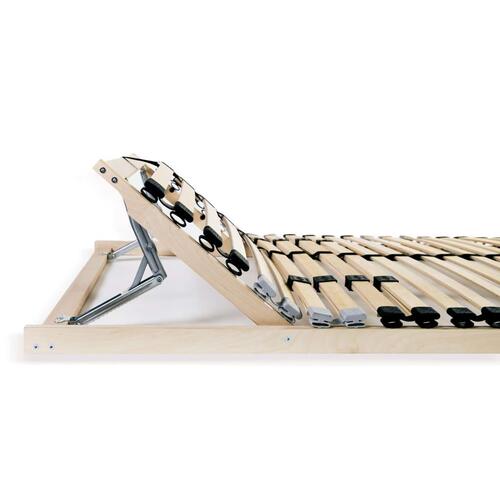 Lamelbunde til seng 2 stk. 28 lameller 7 zoner 80 x 200 cm