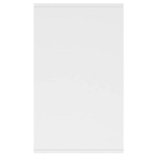 Skænk 135x41x75 cm konstrueret træ hvid