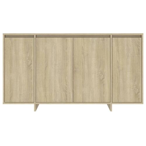 Skænk 135x41x75 cm konstrueret træ sonoma-eg
