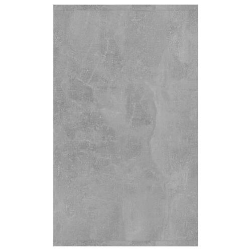 Kommode med 3 skuffer 120x41x75 cm konstrueret træ betongrå