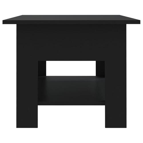 Sofabord 102x55x42 cm konstrueret træ sort