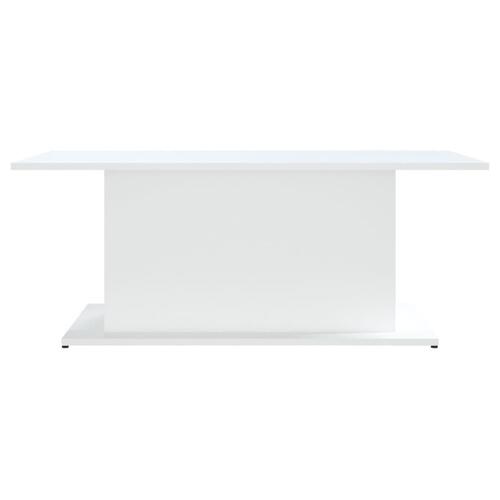 Sofabord 102x55,5x40 cm konstrueret træ hvid