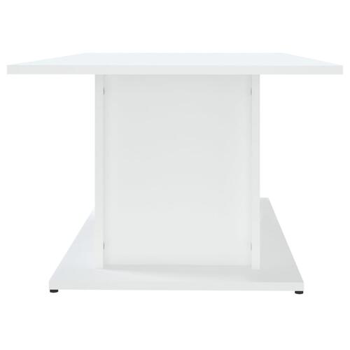 Sofabord 102x55,5x40 cm konstrueret træ hvid