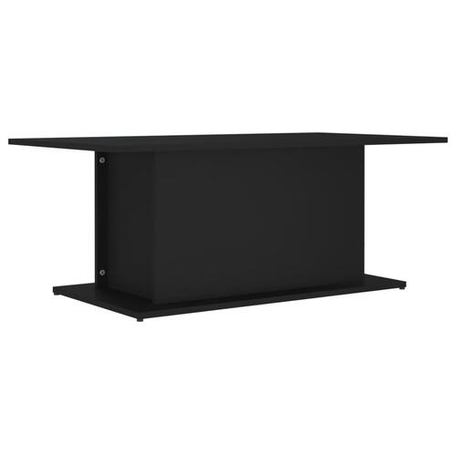Sofabord 102x55,5x40 cm konstrueret træ sort