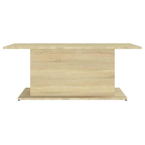 Sofabord 102x55,5x40 cm konstrueret træ sonoma-eg