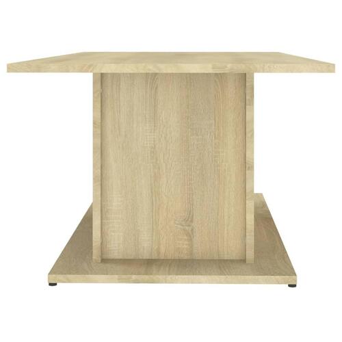 Sofabord 102x55,5x40 cm konstrueret træ sonoma-eg