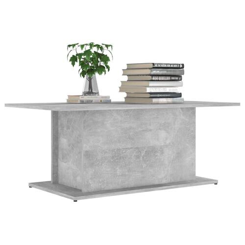 Sofabord 102x55,5x40 cm konstrueret træ betongrå